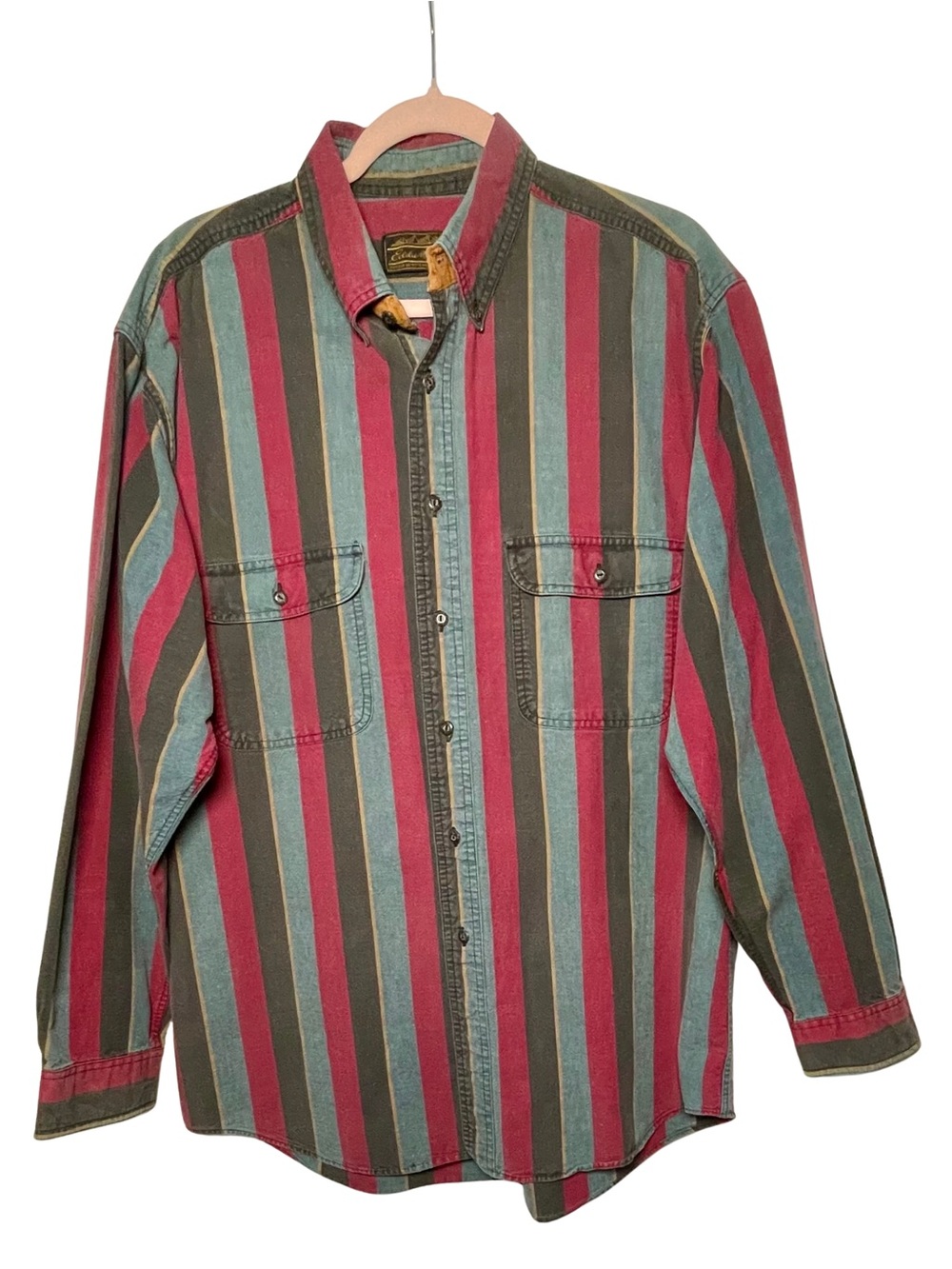 Vintage B.D. Baggies Tops | Eddie Bauer buttonup mens large